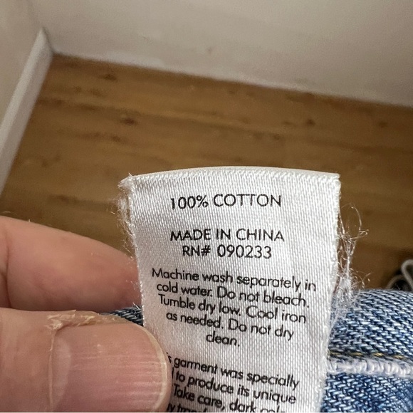 PACSUN High Rise Straight Jeans. Size 28. Button Fly - Picture 7 of 10